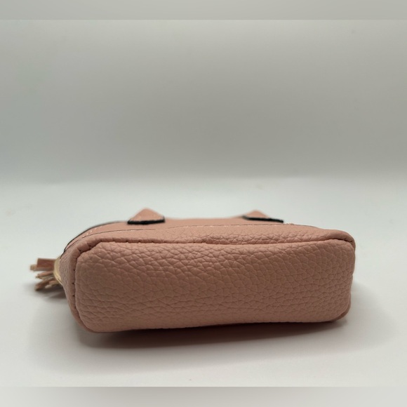 NEW Mini Purse Bag Charm Keychain Micro Pouch Bag Cles Compact Mini Wallet Pink - Picture 9 of 12